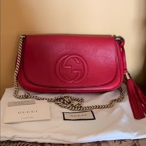 Gucci Soho Red Cross Body Bag